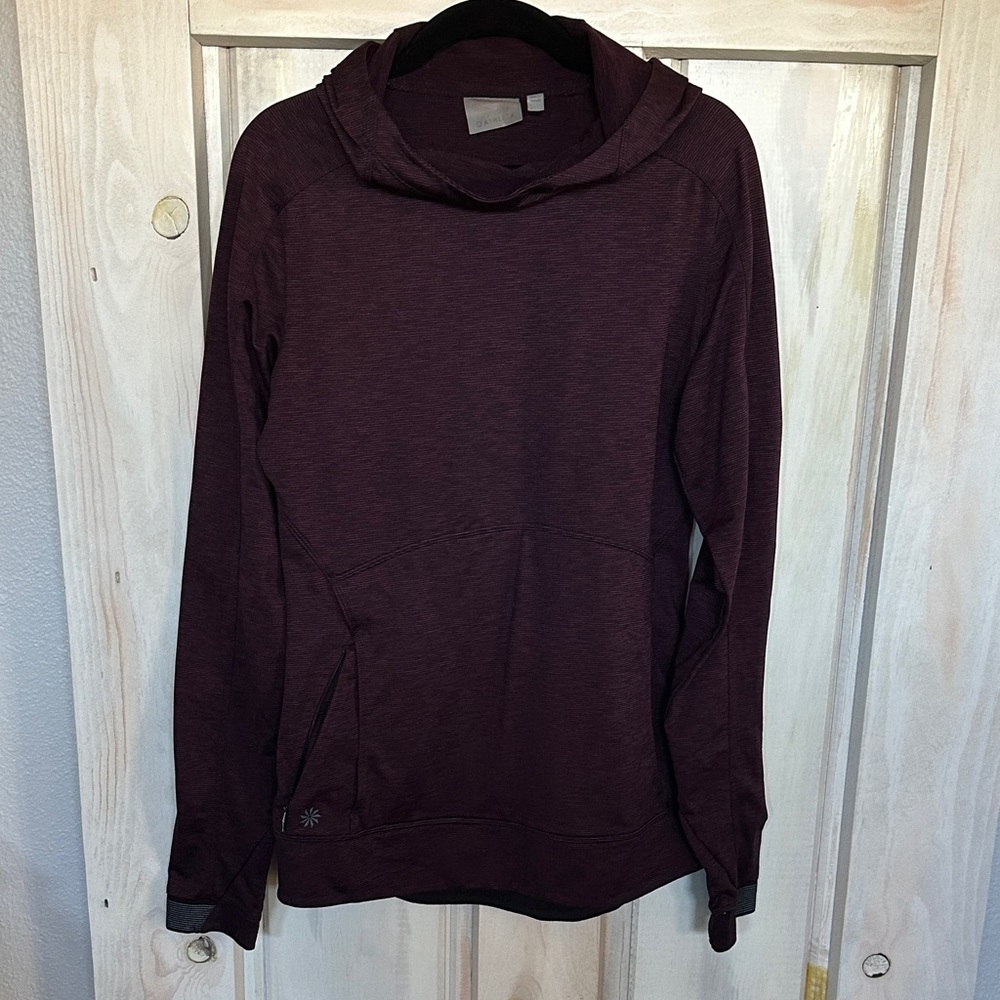 Athleta Deep Purple Knit Top